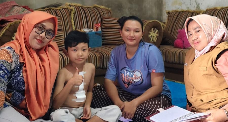 Bilal Pasca Operasi Jantung, Puskesmas Rancakalong Terus Lakukan Pemantauan