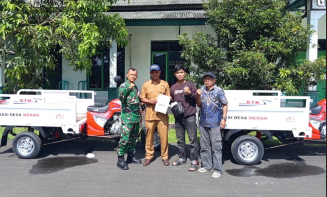Desa Pamekaran Terima Distribusi Sementara Kendaraan Operasional KDMP