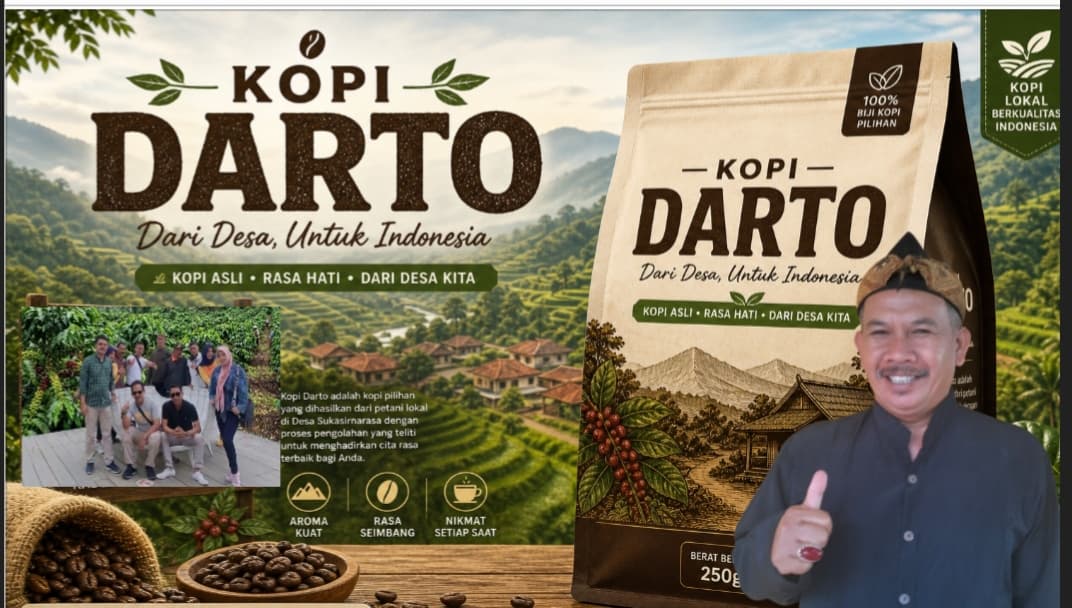 “Kolaborasi Lokal, Dampak Nasional: DARTO Kopi dari Desa Sukasirnarasa”