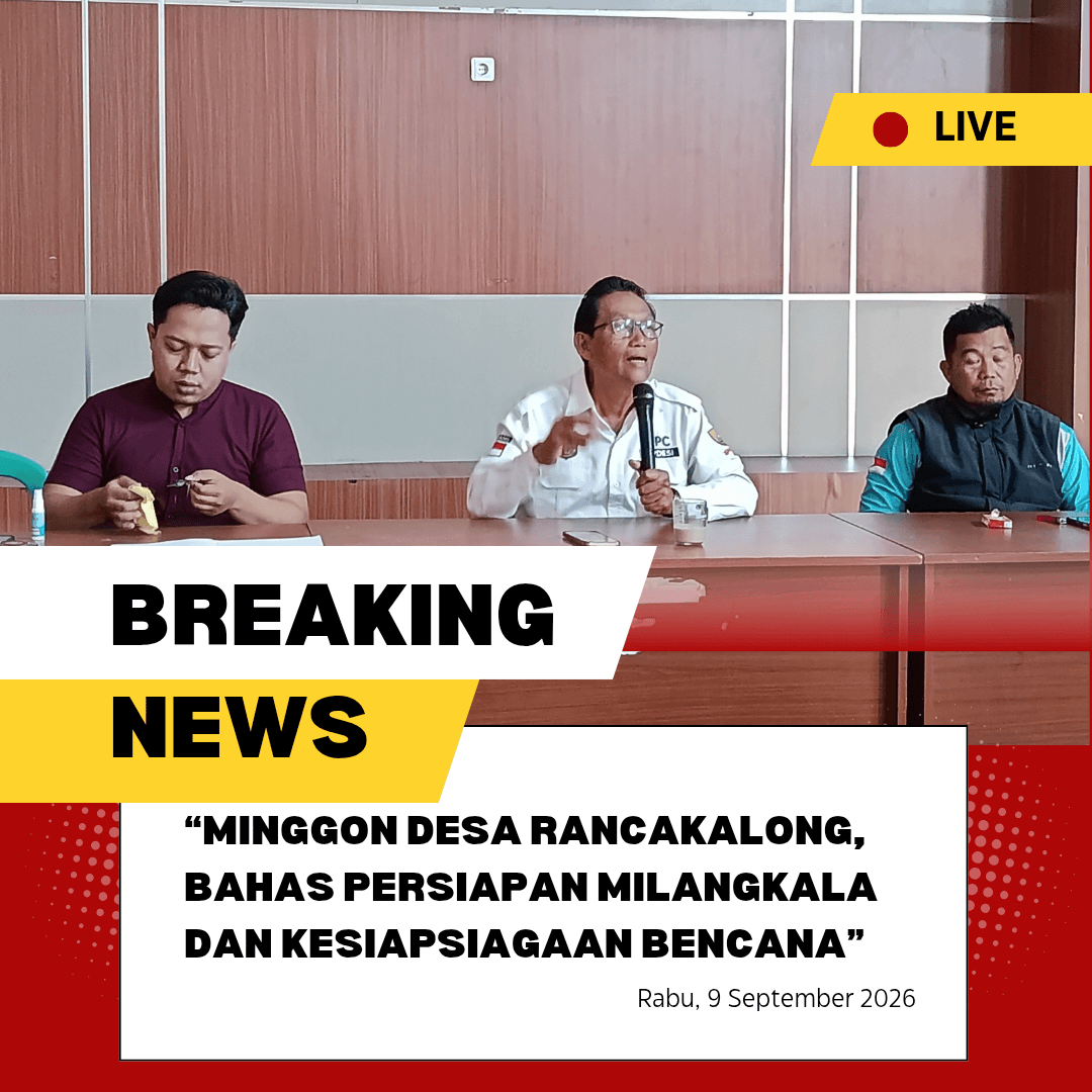 MINGGON DESA RANCAKALONG, BAHAS PERSIAPAN MILANGKALA DAN KESIAPSIAGAAN BENCANA