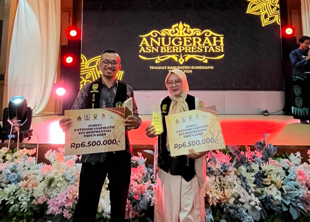 ASN Kecamatan Rancakalong Ukir Prestasi, Dr. Tita Agustini dan Egi Agustian Raih Juara 1 ASN Berprestasi 2026 