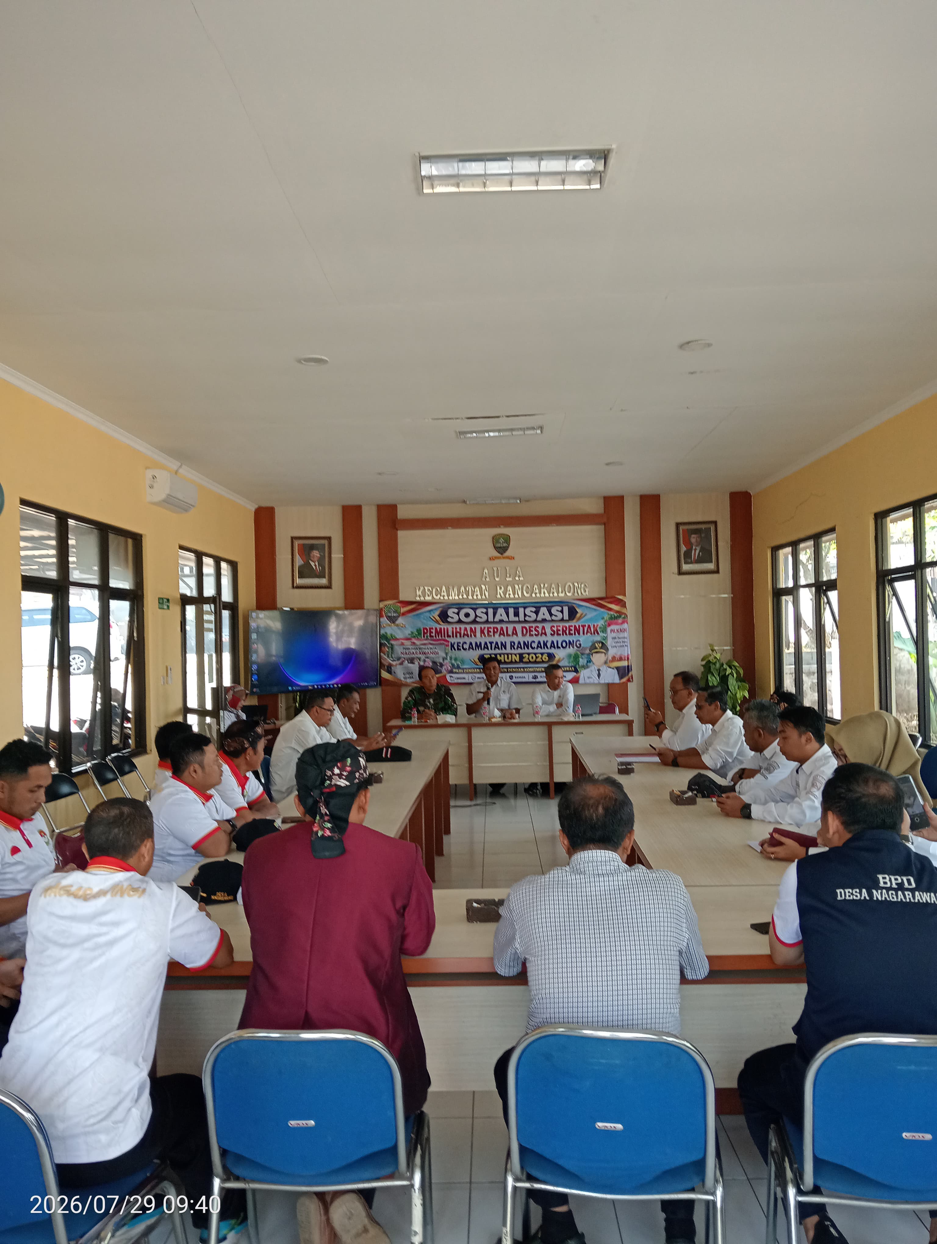 Jelang Pilkades Serentak 2026, Kecamatan Rancakalong Matangkan Persiapan Bersama Panitia Pemilihan Desa Nagarawangi
