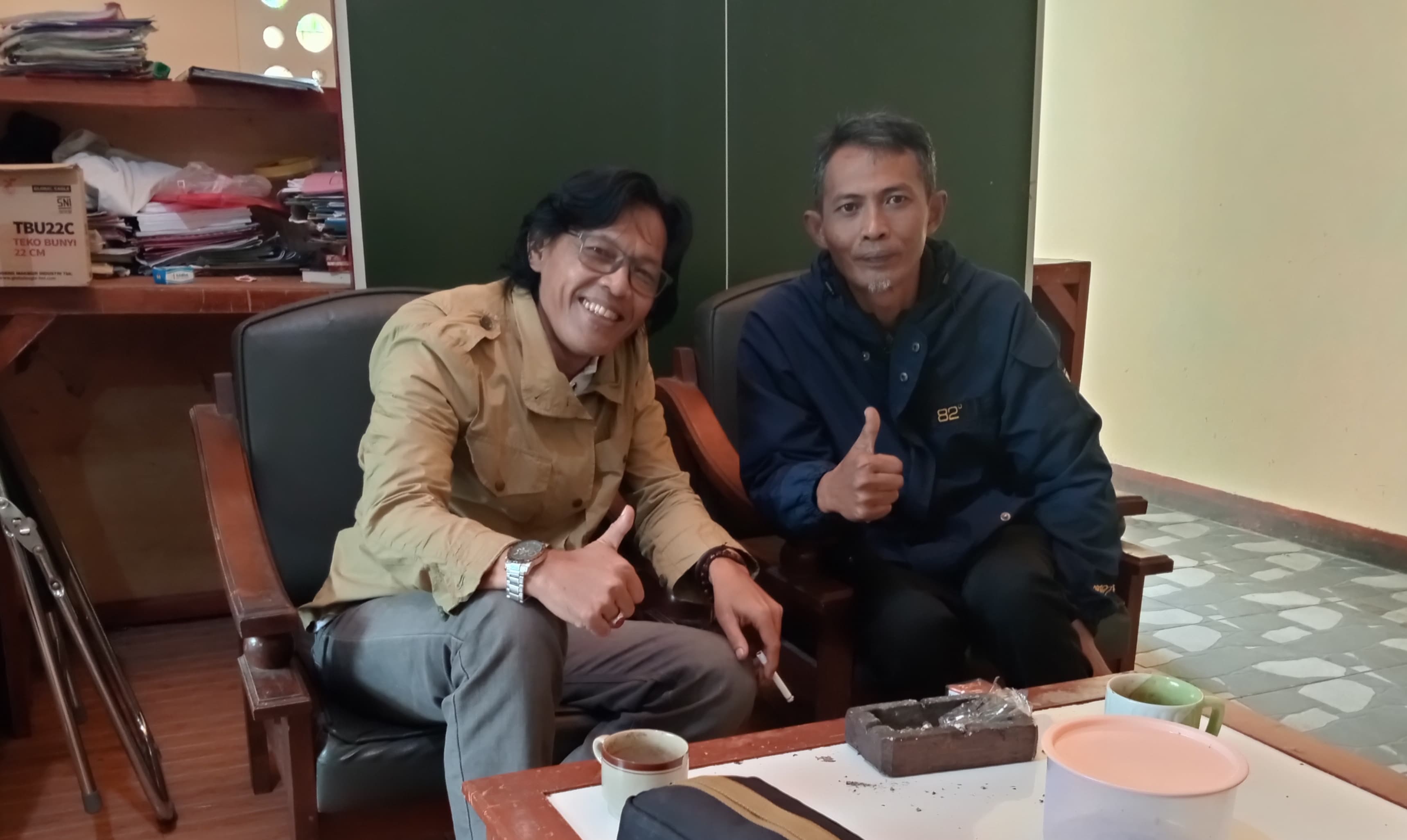 Sinergi dalam Santai: Aam Muharam dan Peran KIM Menggerakkan Informasi Rancakalong