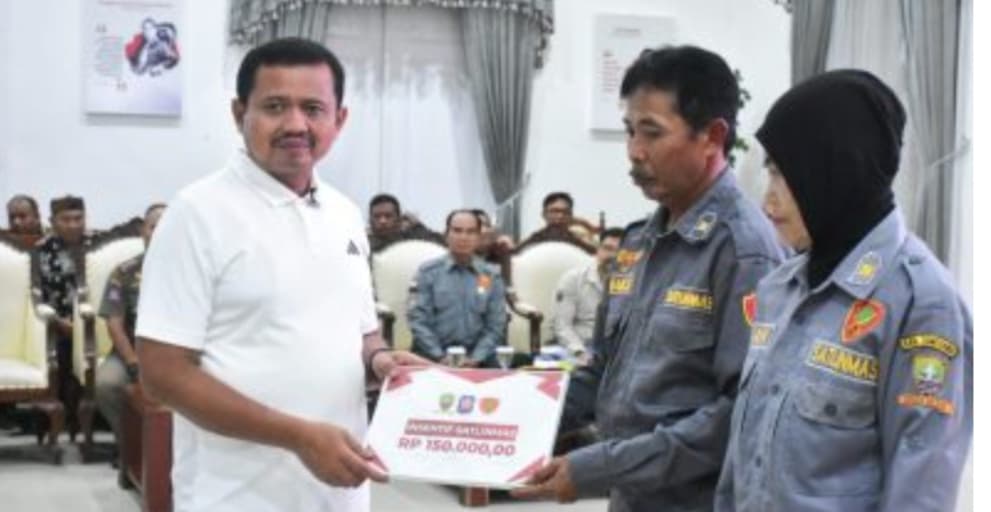 Insentif Satlinmas, Wujud Apresiasi Pemkab Sumedang terhadap Garda Ketertiban Masyarakat