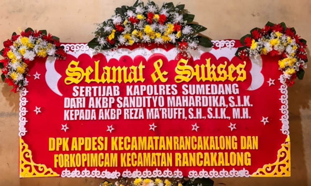 DPK APDESI dan Forkopimcam Rancakalong Sampaikan Ucapan Selamat atas Sertijab Kapolres Sumedang